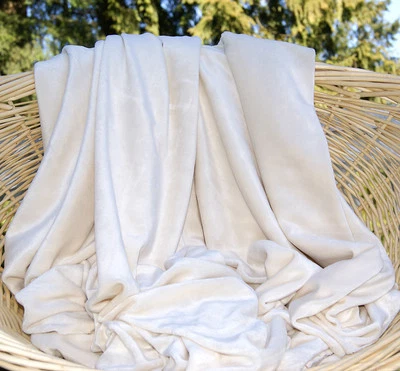 BAMBOO Velour Fabric, Certified Organic, by-the-yard - Image 1 of 3