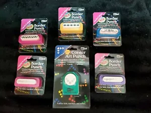 McGill ART Paper Punch Set Small Craft Card Making-Corner&Borders - Picture 1 of 6