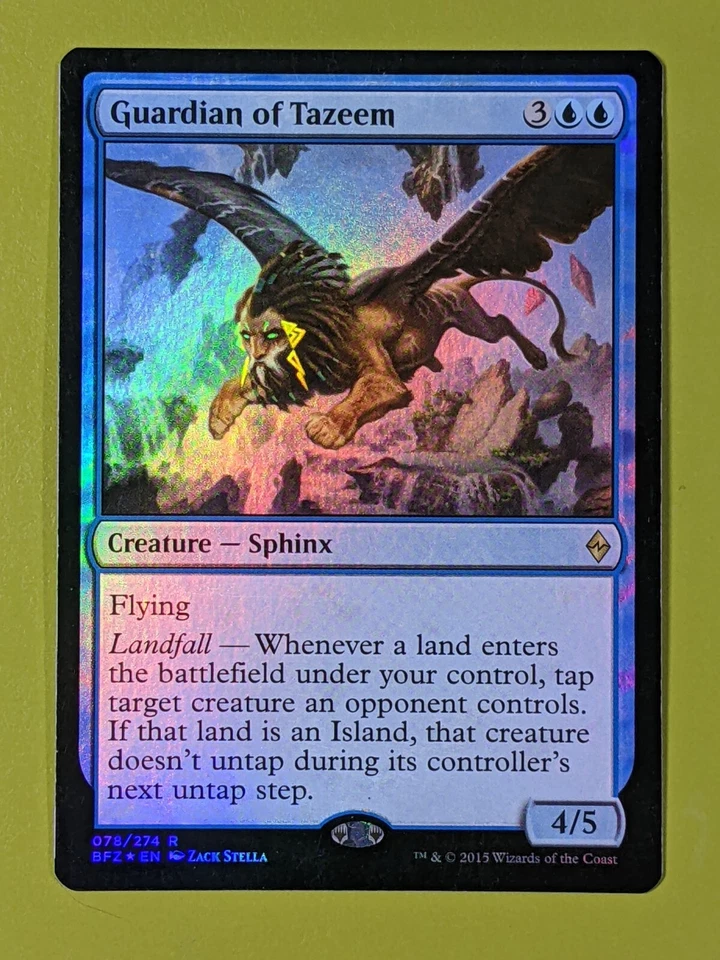 FOIL Guardian of Tazeem x1 Battle for Zendikar 1x Magic the Gathering MTG - Image 1 of 1