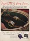 1946 Gruen Curvex Watch: Cocktail Time Vintage Print Ad