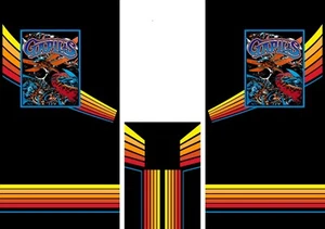 Juego de calcomanías Gaplus Arcade Side Art 3 piezas laminadas de alta calidad - Imagen 1 de 3