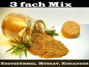 200g ayurvedische Gewürzmischung aus Kreuzkümmel Cumin Koriander Muskat gemahlen - Bild 1 von 2