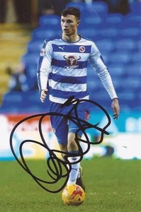 READING: JAKE COOPER SIGNED 6x4 ACTION PHOTO+COA - Picture 1 of 1
