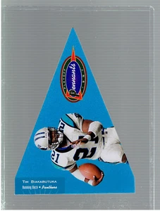 1997 Playoff Absolute Beginnings Jumbo Pennants GOLD 113 Tim Biakabutuka 10 Made - Picture 1 of 1