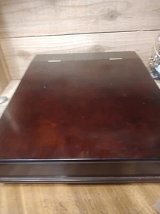 Wood Bombay Lap Writing Desk 13 X 11 X 3 1/2 - Picture 1 of 8