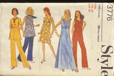 Style 3776 Size 14 Maternity dress sewing pattern - Image 1 of 2