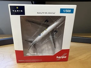 Herpa 1:500 Varig Boeing 767-300 "World Cup" PP-VOI 526661 - Picture 1 of 5