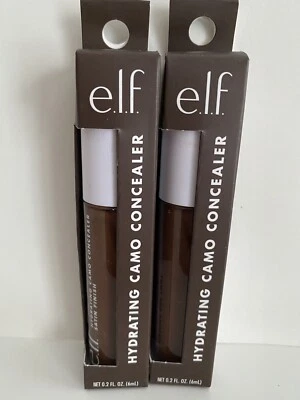2 Pack ELF Concealer 16 Hr Hydrating Camo Rich Ebony 84844 Full Coverage Satin - Image 1 of 4