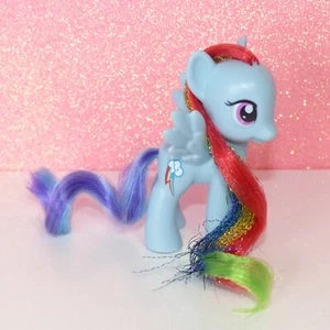MY LITTLE PONY MON PETIT PONEY G4 MLP HASBRO 2010 RAINBOW DASH RAINNBOW POWER - Photo 1/7
