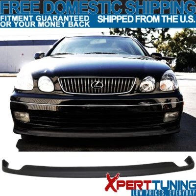 Fit 98-05 Lexus GS300 GS400 GS430 Aero VIP TTE Style Front Bumper Lip - PU Foto 1 de 4