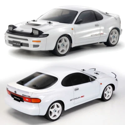 Tamiya 47500 1/10 RC Toyota Celica GT-Four ST185 TT02 con kit de carrocería pintada de blanco Foto 1 de 4