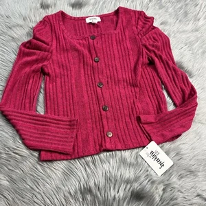 Speechless Girls Fuschia Long Sleeve Shirt Size Large - Picture 1 of 4