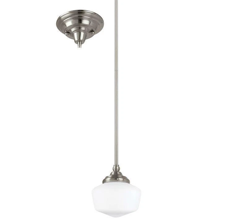 Pingente Sea Gull Academy 1 luz GU24 7 polegadas, níquel escovado, 65436BLE-962 - Imagem 1 de 1