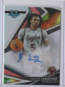 Tarjeta Demarr Langford NCAA 2022-23 Bowman Best U Refractor RC Auto #BOA-DLA - Imagen 1 de 2