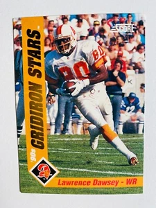 Tarjeta de fútbol americano 1992 puntuación #4 Lawrence Dawsey novato casi nueva-como nueva NFL - Imagen 1 de 1