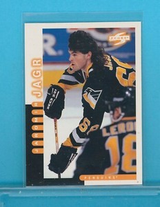1997-98 SCORE 🤯 JAROMIR JAGR #82 LOOKy Pittsburgh Penguins 🚀 HOF 🚨