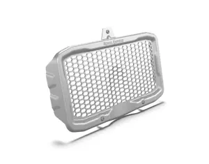 Protector radiador de aluminio ROYAL ENFIELD plateado | 450 Himalaya | FABRICANTE DE EQUIPOS ORIGINALES genuino - Imagen 1 de 2