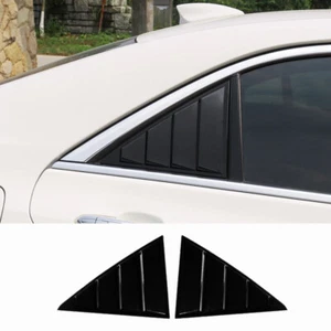 For Cadillac ATS 2013-2019 Car Gloss Black Side Window Louver shutter Cover trim - Picture 1 of 2