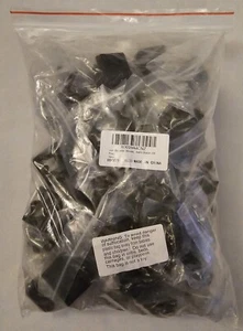 Eisen Baluster Schuhe Treppe Flachschuh mit Madenschraube 1/2" Eckig Satin Schwarz 48 Teile - Bild 1 von 5