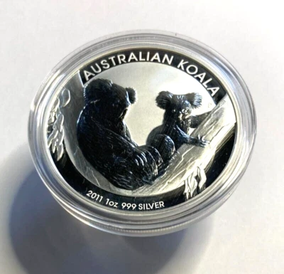 1oz Koala 2011 Silber Australien Silbermünze 999/1000 - Bild 1 von 3