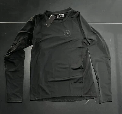 Camiseta Dakine Preta Vectra Masculina Manga Longa Tamanho Pequeno Nova - Imagem 1 de 4
