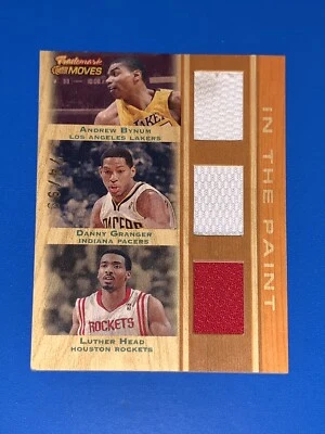 2007 Trademark Moves  In the Paint Andrew Bynum/ Danny Granger Numbered 74 / 99 - Image 1 of 2
