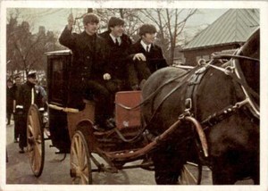 1964 1964 Topps Beatles Color #16 Ringo, Paul, John EX