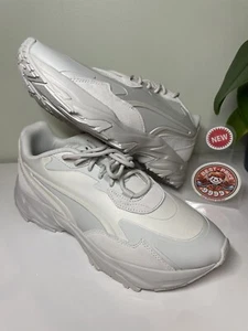 Puma Injector Mono Gray Cushioned Sneakers - 393046-01 - Men's Size 7, 7.5 - New - Picture 1 of 12