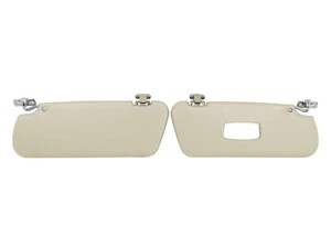 Cream Sun Visor Set Fits Mercedes W113 230SL Pagoda 1963–1971 LHD w/ Clip - Picture 1 of 3