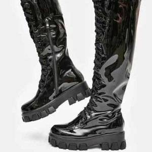 AZALEA WANG THE ULTIMATE EXCISION Knee High Boots (Fast shipping) (Brand new) - Picture 1 of 4