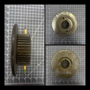 A4968A, cubo y placa trasera, doble disco, mg509 - Imagen 1 de 1