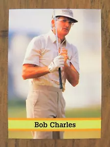BOB CHARLES 1993 U.K. FAX PAX FAMOUS GOLFERS #27 GOLF LEGEND - Picture 1 of 1