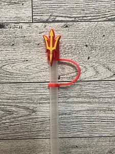 Arizona State Sun Devils Straw Topper - Picture 1 of 1