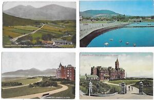 Newcastle Mournes 4 Postcards Slieve Donard Hotel # 852