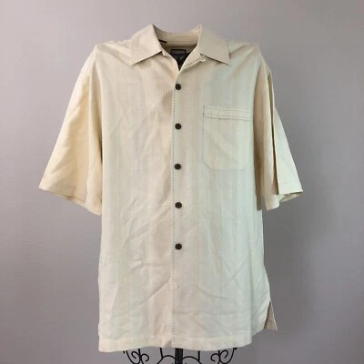 Jamaica Jaxx Island Estilo Camisa Abotonada Amarilla Hombre Talla M Foto 1 de 4