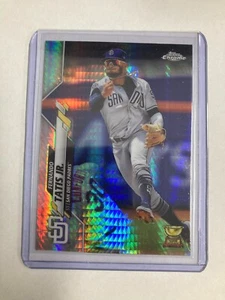 Scheda 2° anno rifrattore Topps Chrome Prizm Fernando Tatis 2020! San Diego Padres - Foto 1 di 2