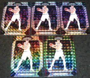 (5) 2017-18 Panini Prizm Mosaic KRISTAPS PORZINGIS GREEN +SILVER REFRACTOR LOT - Picture 1 of 1