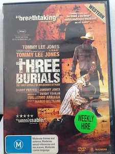THREE BURIALS - BARRY PEPPER, JANUARY JONES (2 DISC SET) (R-4 - GOOD) - DVD #355 - Picture 1 of 2