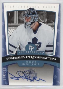 2006-07 Fleer Hot Prospects Red Hot /100 Jean-Francois Racine #179 Rookie RC