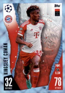 2023-24 Topps Match Attax UEFA Club Competitions #201 Kingsley Coman Crystal - Bild 1 von 2