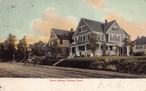 Putnam Connecticut Grove Street 1906 UDB - Foto 1 di 2