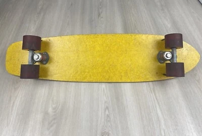 Vintage 1970s Fiber Glass Skateboard Stud-Trucks and Road Rider Style Wheels - Image 1 of 4