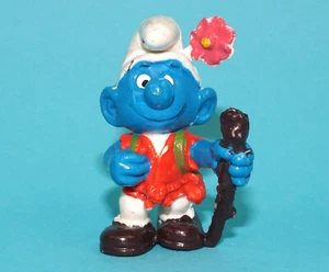 SMURFS KNOCK-OFF 20041 HIKER SMURF NO COO 1980s BOOTLEG SPANISH KO - Bild 1 von 4