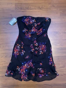 HeyDaisy Esley Floral Strapless Dress Size Sm (orig. $39.99) Brand New With Tags - Picture 1 of 9