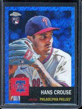 2022 Topps Chrome Platinum Blue Mini Diamond Ref Hans Crouse Rc #172 /199
