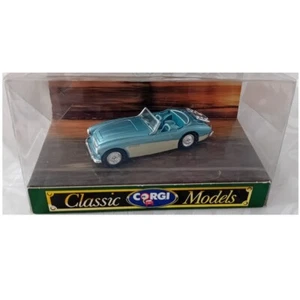 Corgi Austin Healey Open Top 96220 Light Blue Metallic with box Collectable - Picture 1 of 12