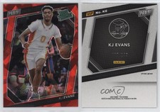 2023 Panini National Convention VIP Gold Pack Red Sparkle Prizm /199 KJ Evans