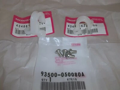 Guias de linha de mangueira de freio traseiro + parafusos Honda CR125 CR250 CR 125 250 1997-2001 - Imagem 1 de 4