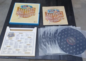 Coffret album 150 All Time Sing-Along Favorites 1990 Readers Digest - 8 albums - Photo 1/13