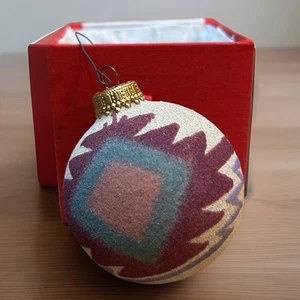 Südwesten sandbemalter Weihnachtsschmuck Indianer Design Weihnachtsdeko - Bild 1 von 3